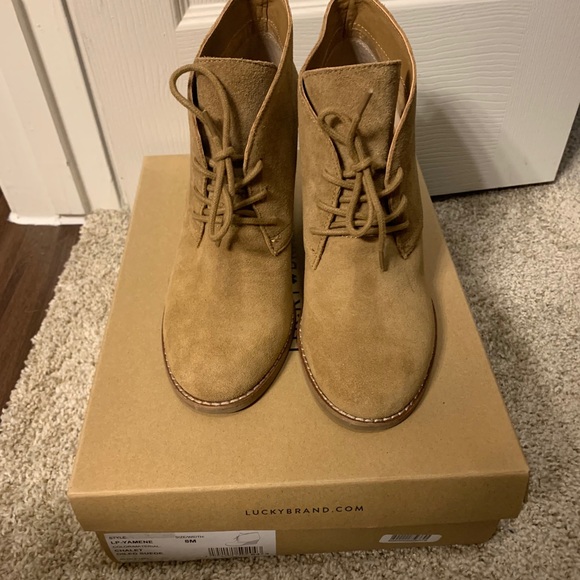 Lucky Brand Wedge booties - Picture 2 of 4